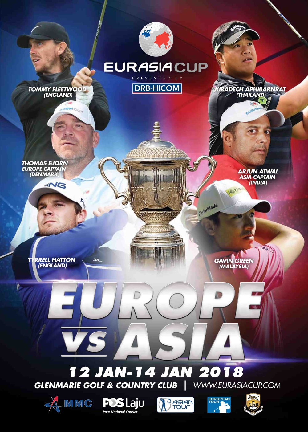 Eurasia Cup 2018 (5 Ngày 4 Đêm 3 Vòng Golf)