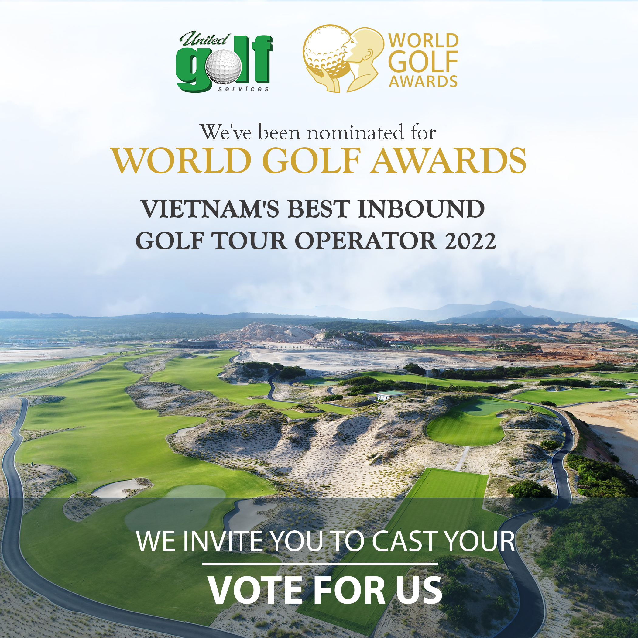 UNIGOLF Lần thứ 6 Nhận Đề Cử Nhà Điều Hành Du Lịch Inbound golf Tốt Nhất Việt Nam